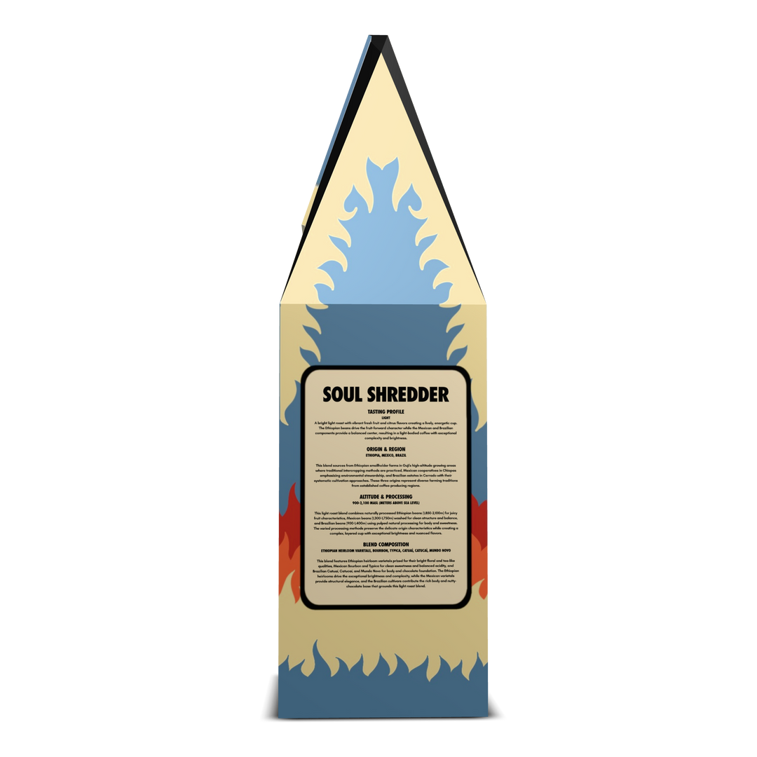 SOUL SHREDDER - LIGHT ROAST COFFEE 12 OZ